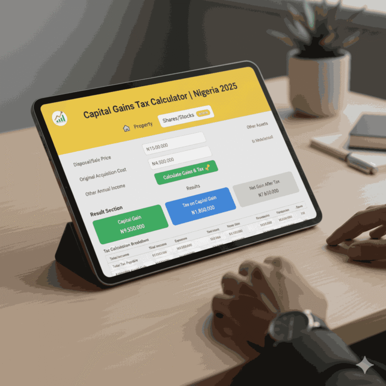 Nigeria Capital Gains Tax Calculator