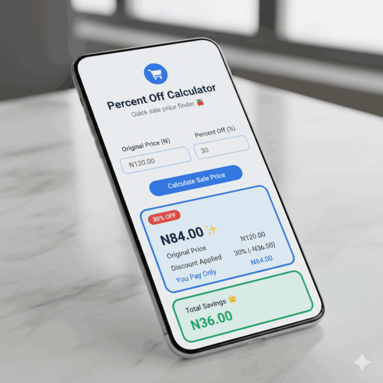 Percent Off Calculator