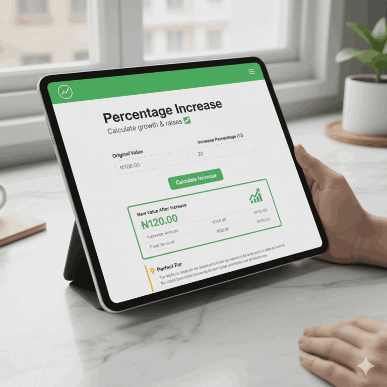 Percentage Increase Calculator