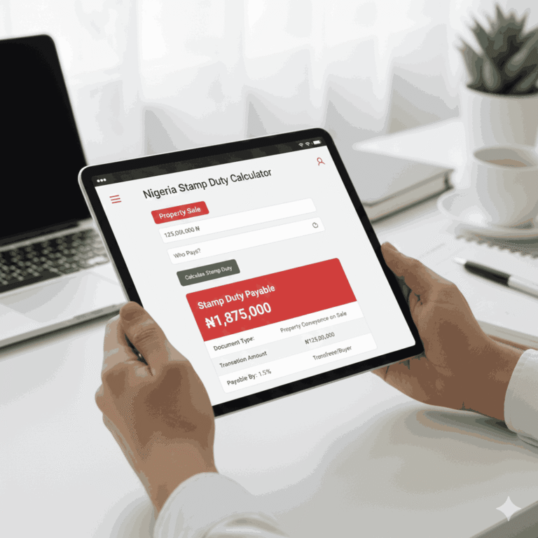 Nigeria Stamp Duty Calculator