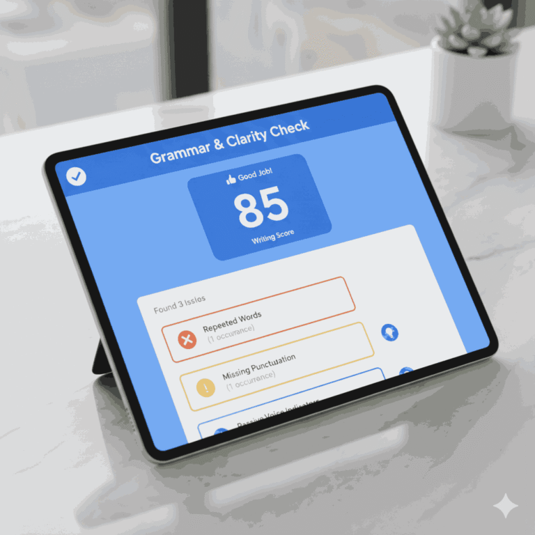 Grammar & Clarity Check