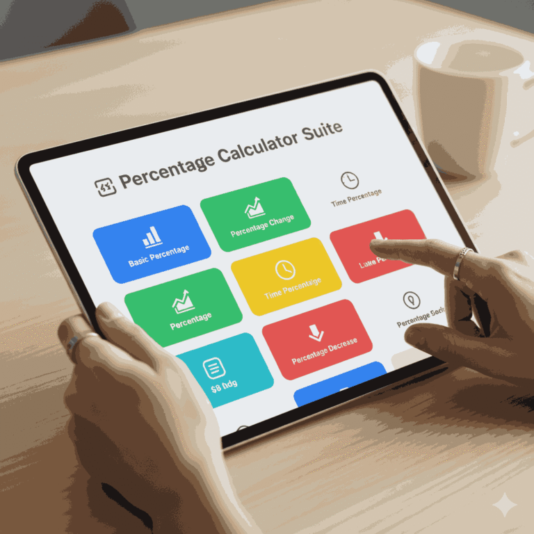 Percentage Calculator Dashboard