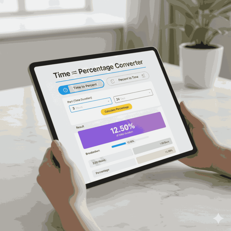 Time To Percentage Converter