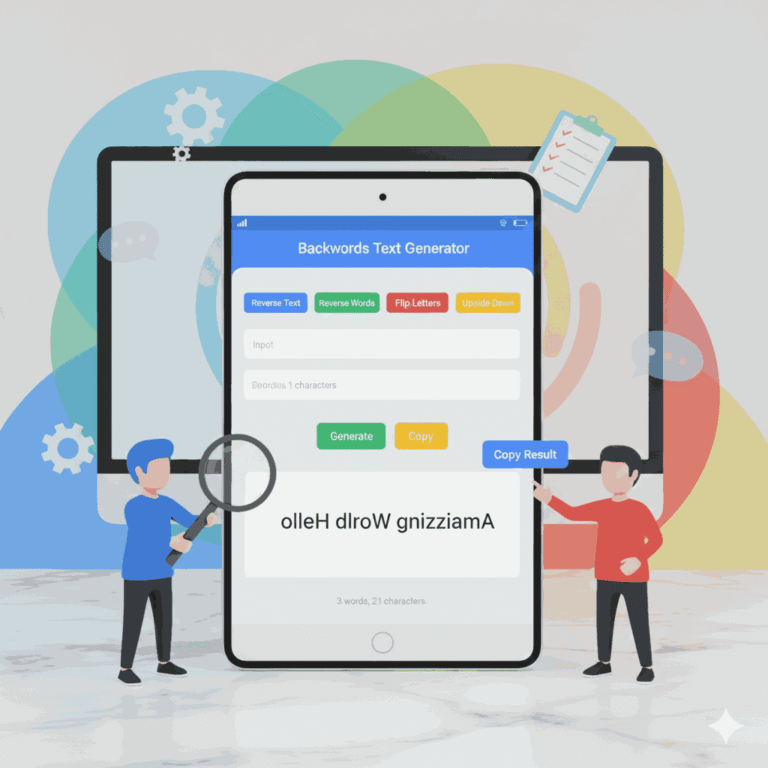 Backwards Text Generator