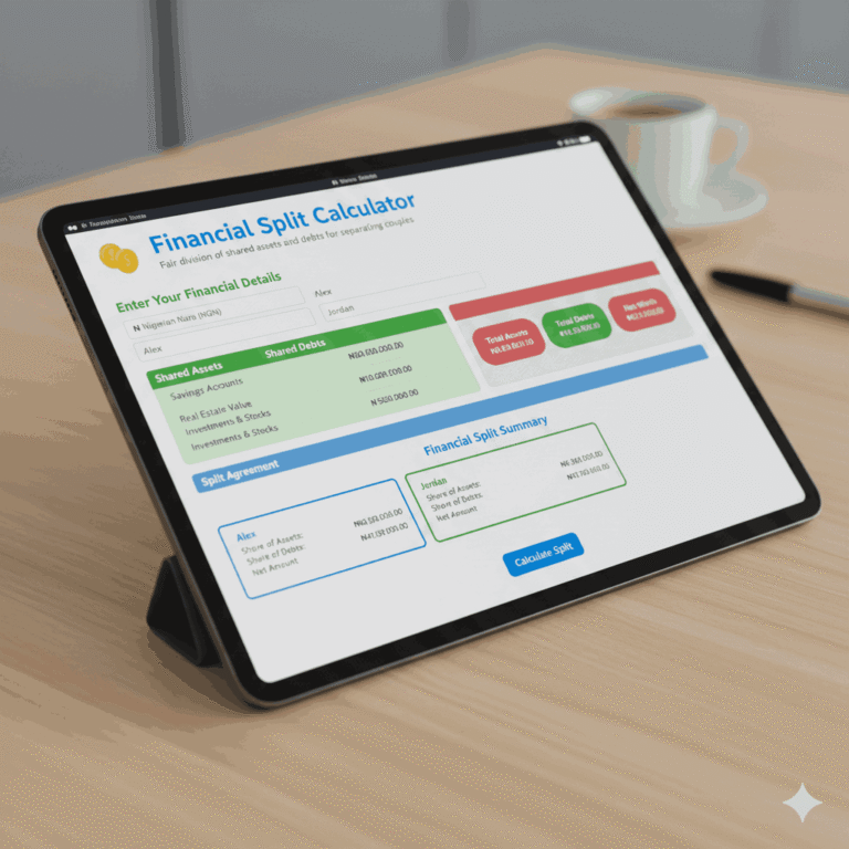 Financial Split Calculator