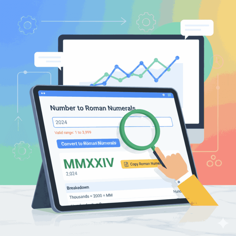 Number to Roman Numerals