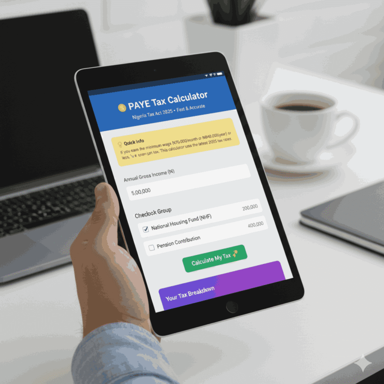 Nigeria PAYE Tax Calculator