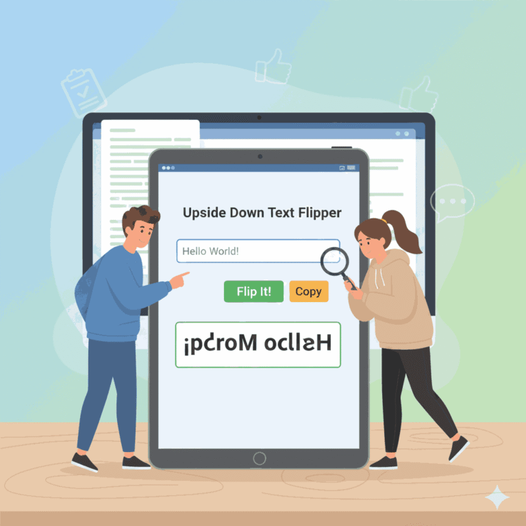 Upside Down Text Flipper